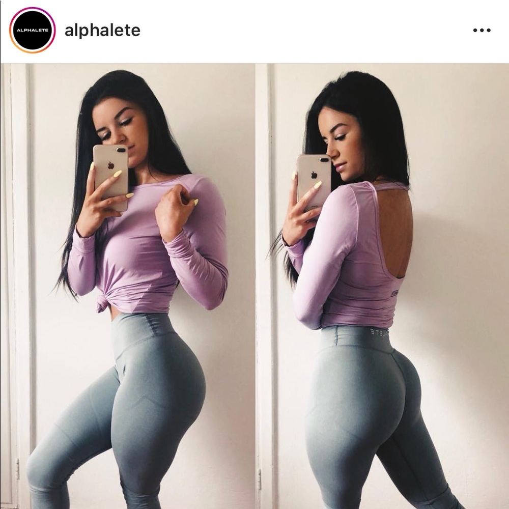 Black Alphalete long sleeve top